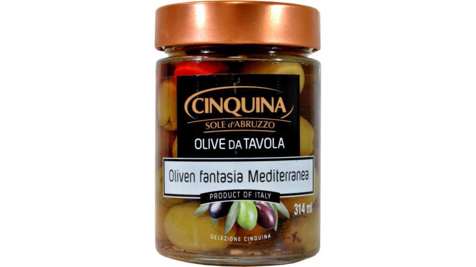 Cinquina olive fantasia mediterranea gr.180