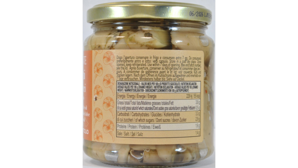Parente funghi caserecci in olio di oliva gr.280