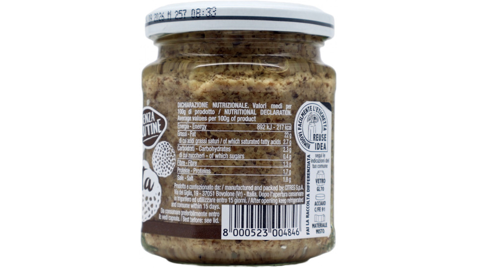 Citres crema tartufata gr.200