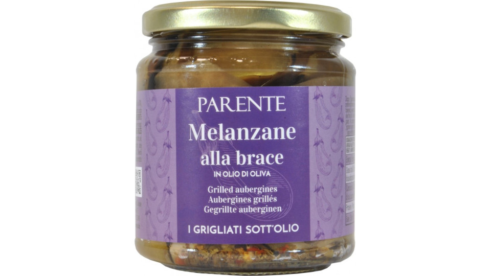 Parente melanzane alla brace in olio di oliva gr.280