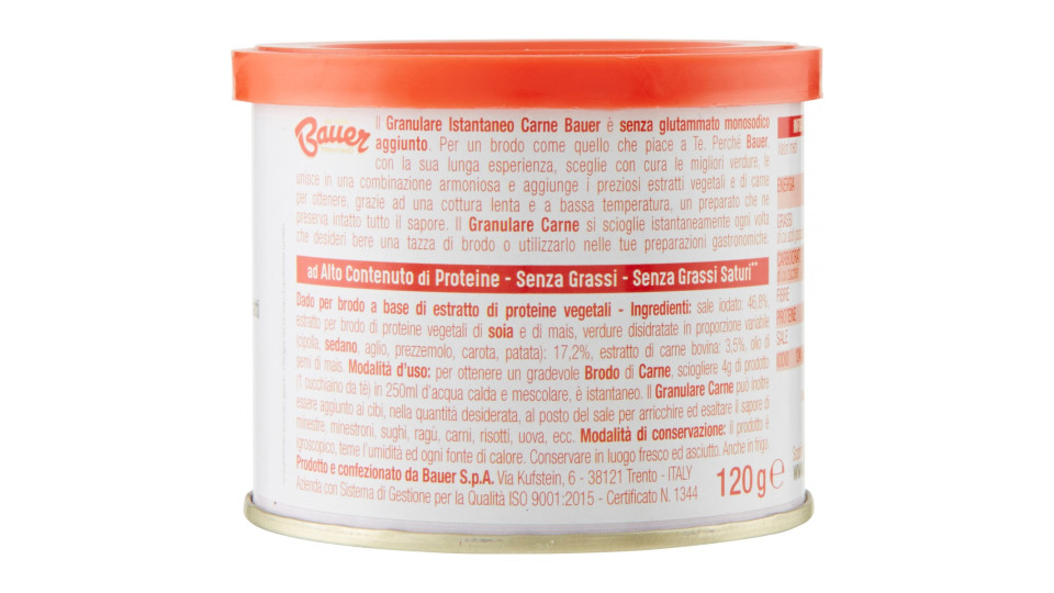 Bauer brodo granulare carne - gr.120