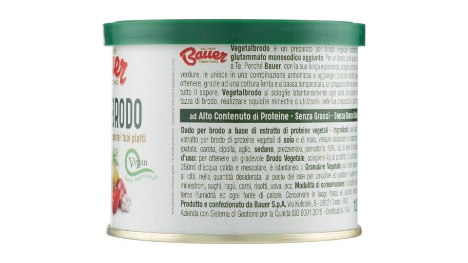 Bauer Vegetalbrodo Brodo granulare per insaporire i tuoi...