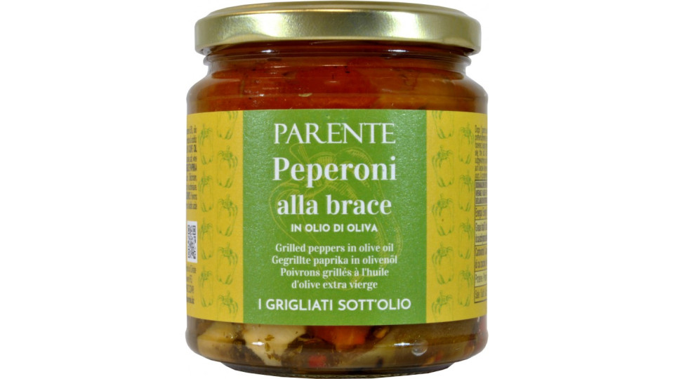 Parente peperoni alla brace in olio di oliva gr.280