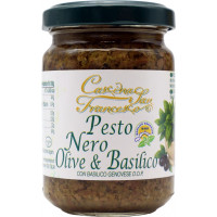 San Francesco pesto nero olive e basilico gr.130