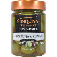 Cinquina olive verdi di sicilia gr.180