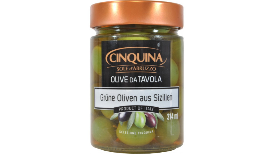 Cinquina olive verdi di sicilia gr.180