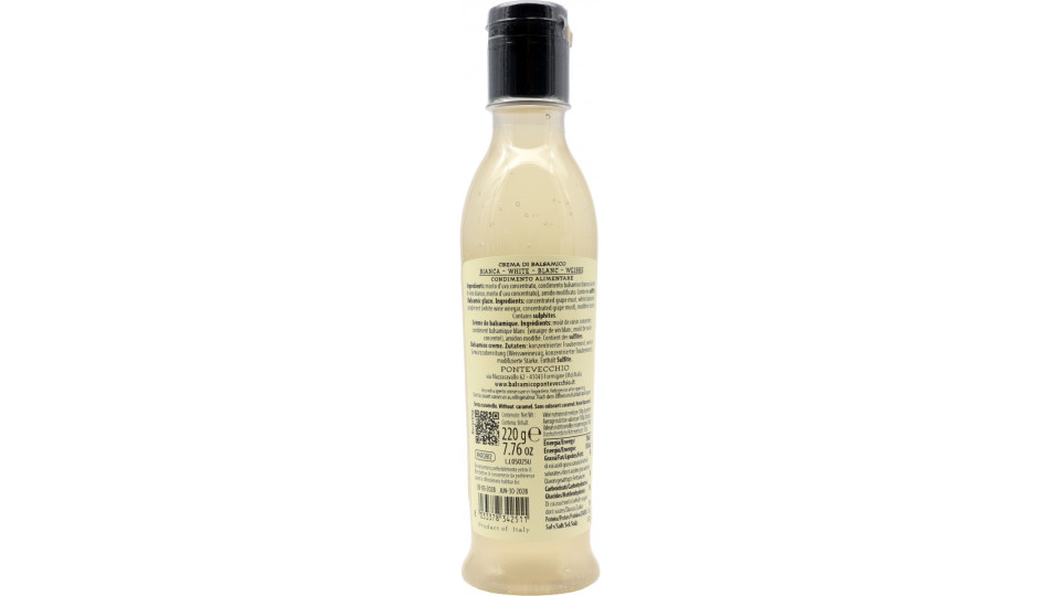 Pontevecchio crema bianca con aceto balsamico gr.220