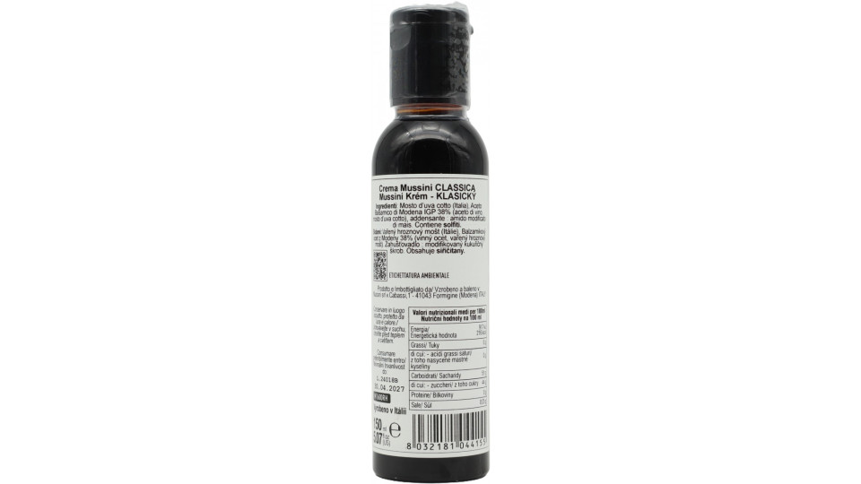 Mussini crema classica condimento ml.150