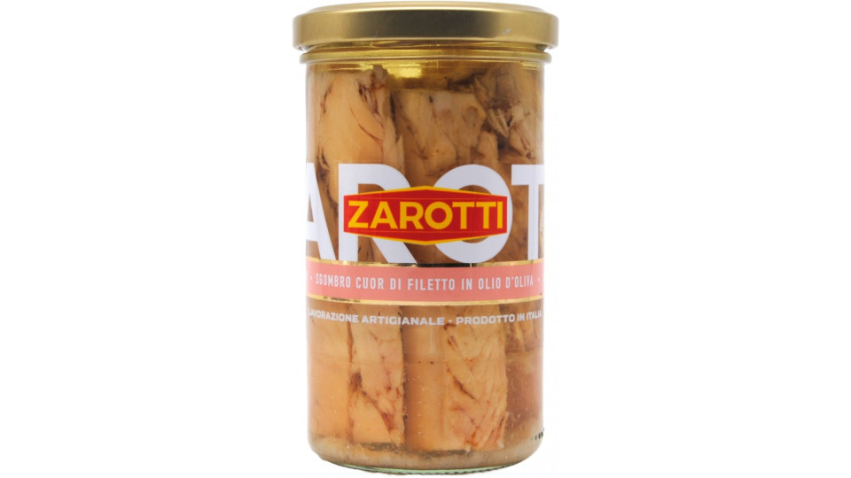 Zarotti Sgombro Cuor di Filetto in Olio d'Oliva gr.250