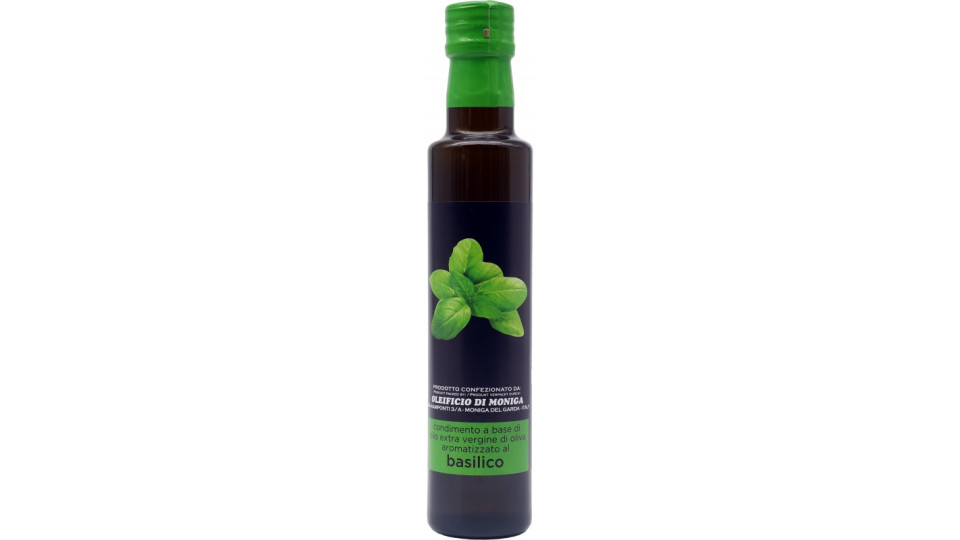 Moniga condimento olio al basilico ml.250