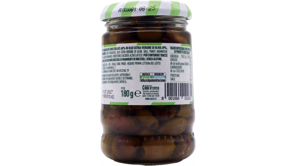 Saclà olive Taggiasche Snocciolate gr.212