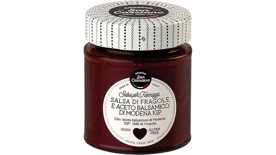 S.cassiano salsa dolce aceto balsamico e fragole ml.170