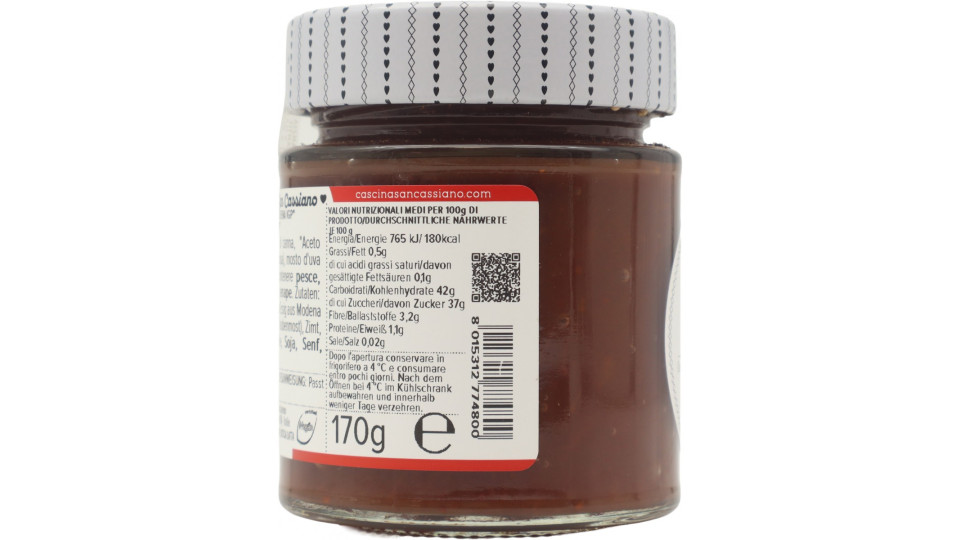 S.cassiano salsa dolce aceto balsamico e fragole ml.170