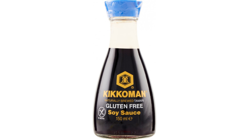 Kikkoman Naturally Brewed Tamari Soy Sauce senza glutine 150 ml.