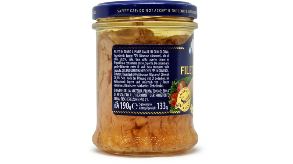 Isola d'oro tonnotto filetti in olio di oliva gr.190