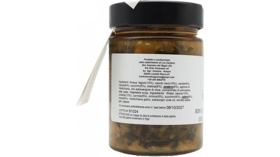 Orto Fortunato ribollita con aglione della Valdichiana gr.320
