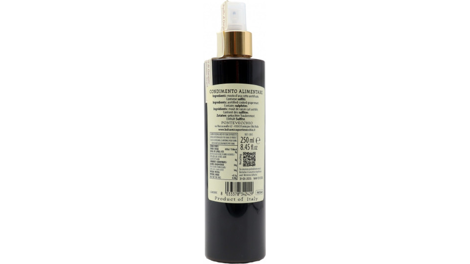 Pontevecchio condimento balsamidea nero spray ml.250
