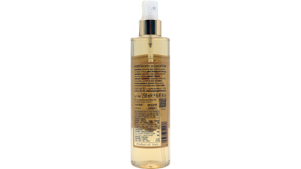 Pontevecchio condimento balsamidea bianco spray ml.250
