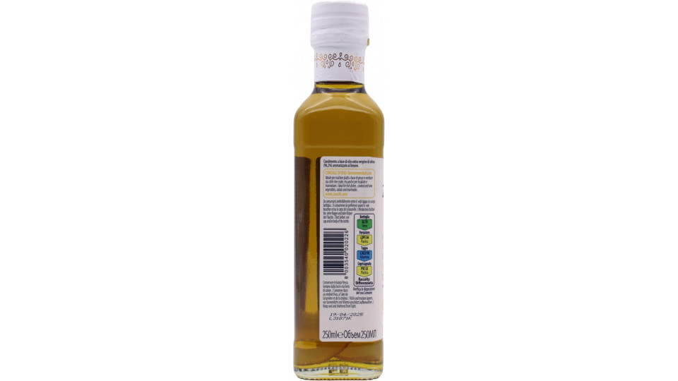 Zucchi olio extra vergine di oliva al limone ml.250