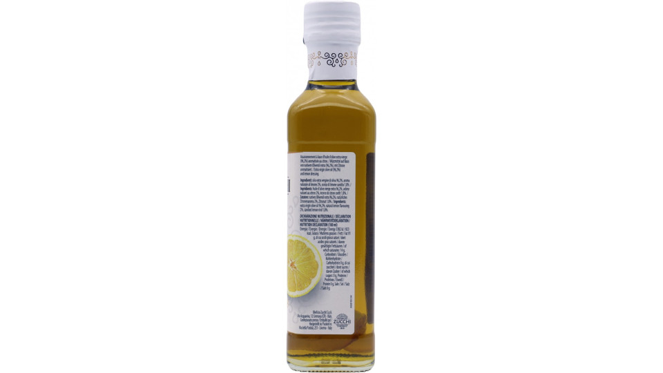 Zucchi olio extra vergine di oliva al limone ml.250