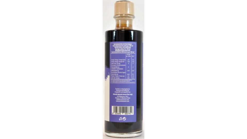 Sereni dolcebalsamico ai frutti di bosco ml.250