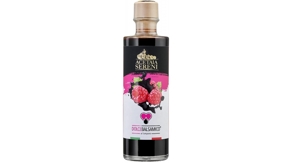 Sereni condimento all'aceto balsamico e lamponi ml.250