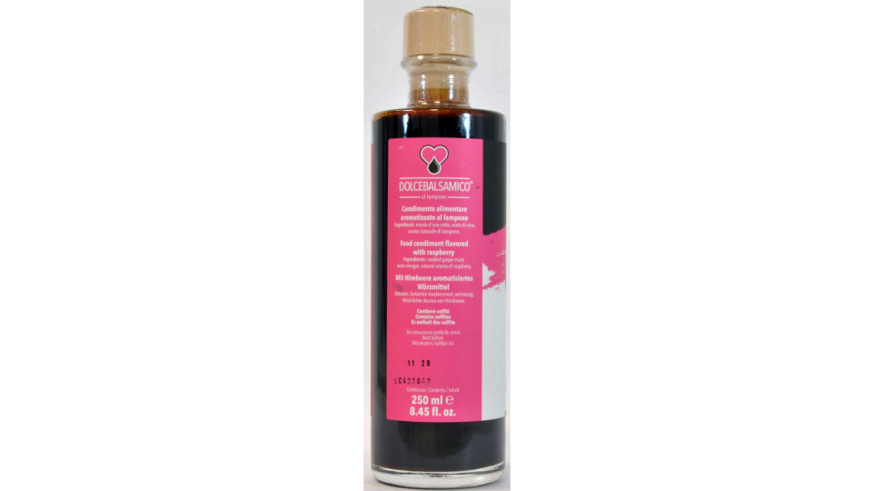 Sereni condimento all'aceto balsamico e lamponi ml.250