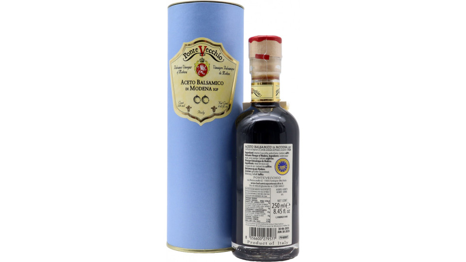Pontevecchio aceto balsamico astuccio azzurro igp ml.250