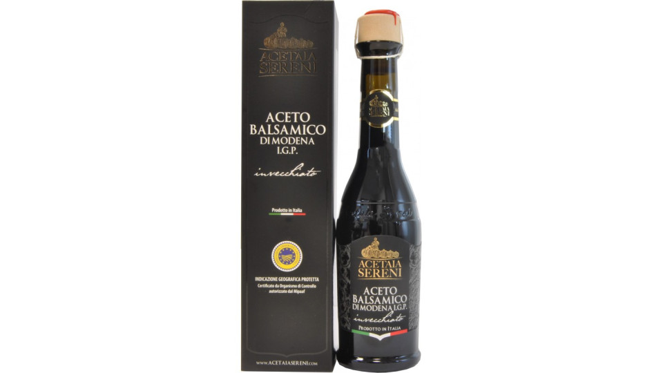 Sereni aceto balsamico di Modena etichetta nera ml.250