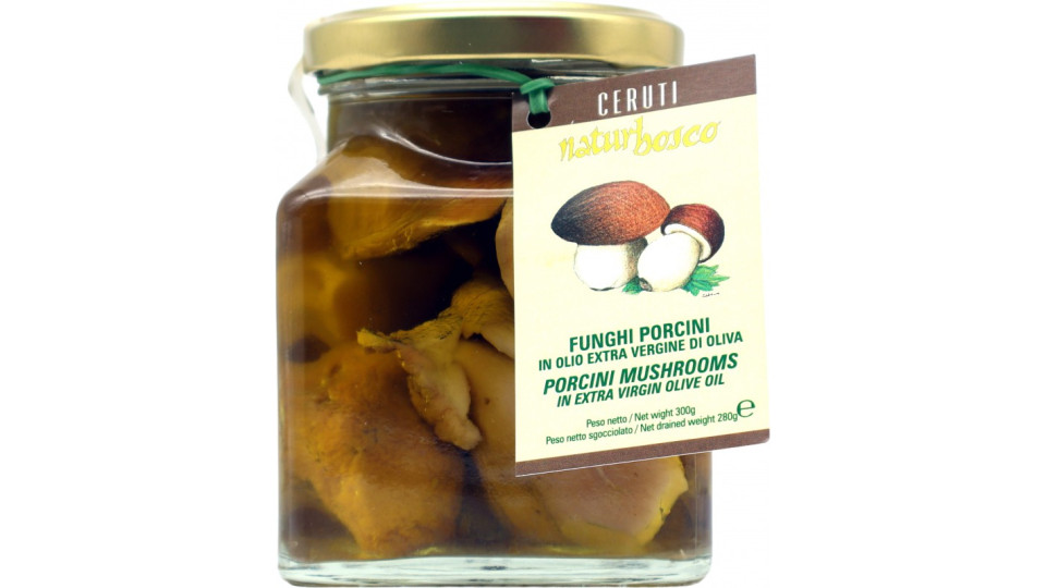 Naturbosco funghi porcini in olio extra vergine di oliva gr.300
