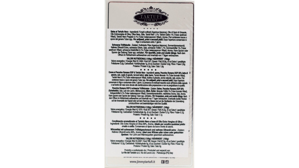 Jimmy gourmet tartufo nero gr.422