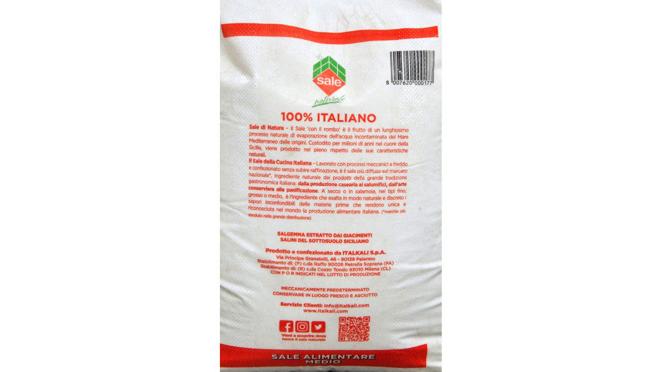 Italkali sale medio kg.25