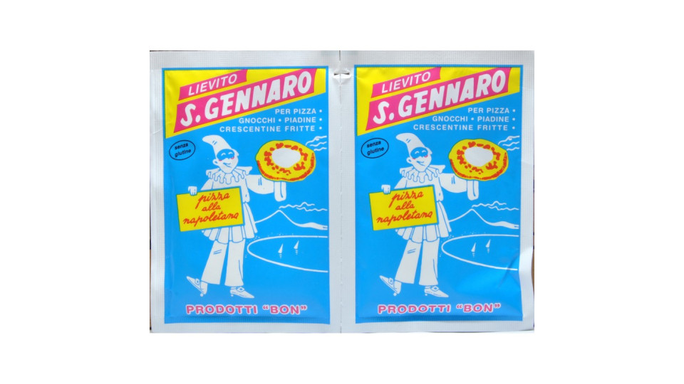 Arpa lievito san Gennaro per pizza e salati 2 buste da gr.15