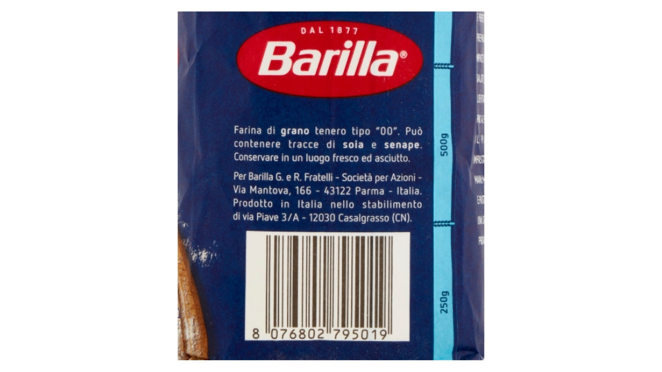 Barilla Farina Tipo "00" di Grano Tenero 1000 g