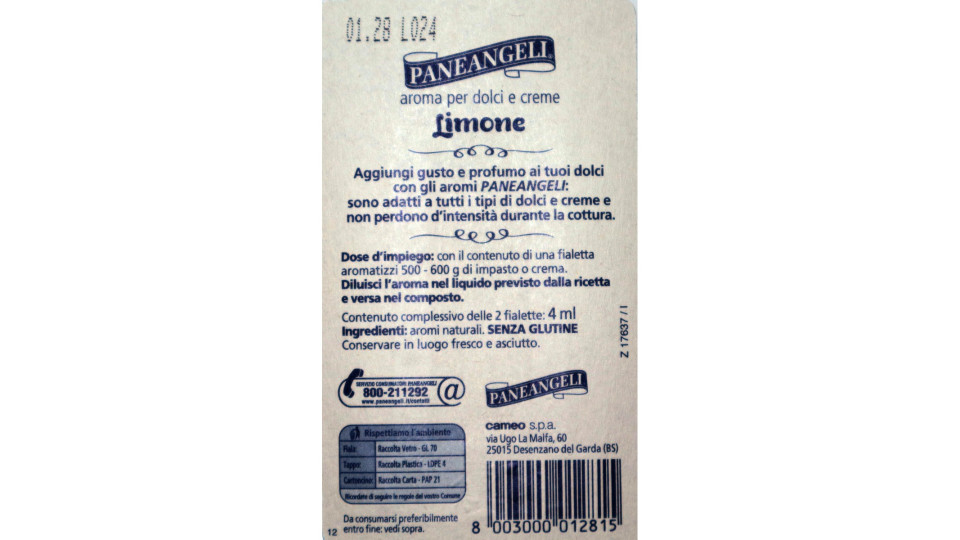 Cameo aroma limone x2
