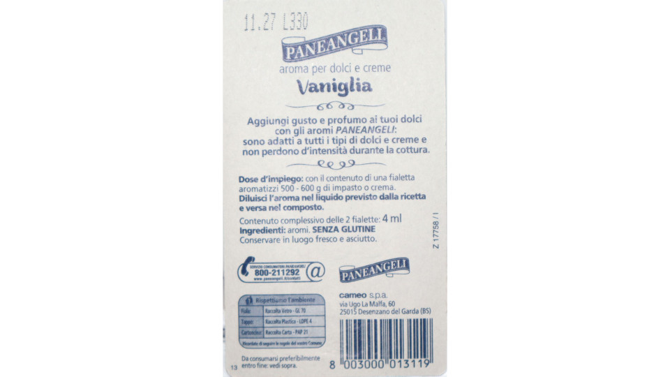 Cameo aroma vaniglia x 2