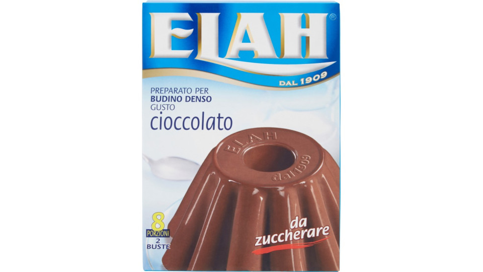Elah Preparato per Budino Denso Gusto cioccolato s/z 98 gr.