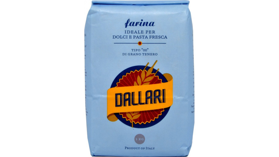 Dallari farina di grano tenero 00 blu kg.1