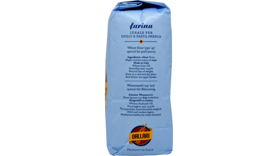 Dallari farina di grano tenero 00 blu kg.1