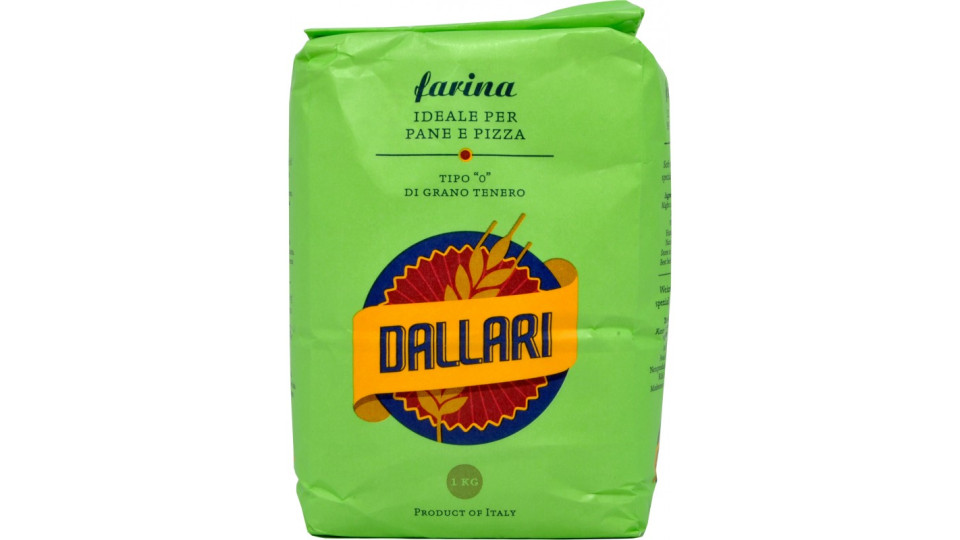 Dallari farina di grano tenero 0 verde kg.1
