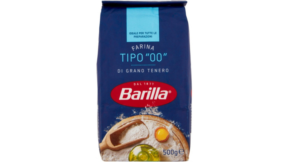 Barilla Farina Tipo "00" di Grano Tenero 500 gr.
