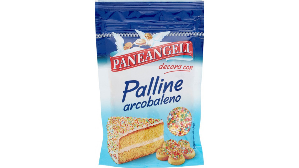 PANEANGELI decora con Palline arcobaleno 60 g