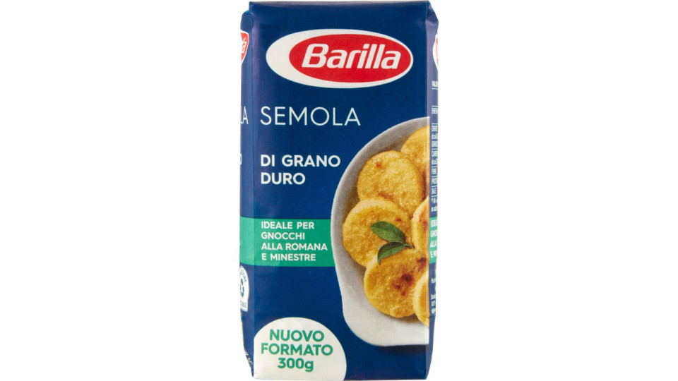 Barilla Semola Grano Duro Semolino Ideale per Gnocchi alla...