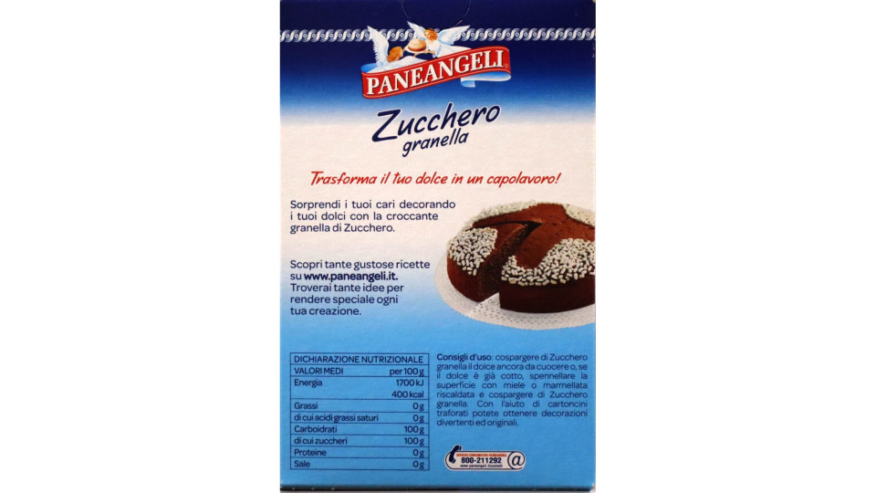 Paneangeli zucchero granella - gr.125