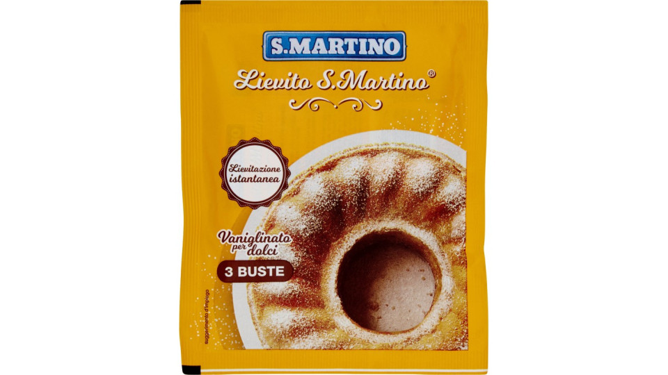 San Martino lievito senza glutine 3 buste