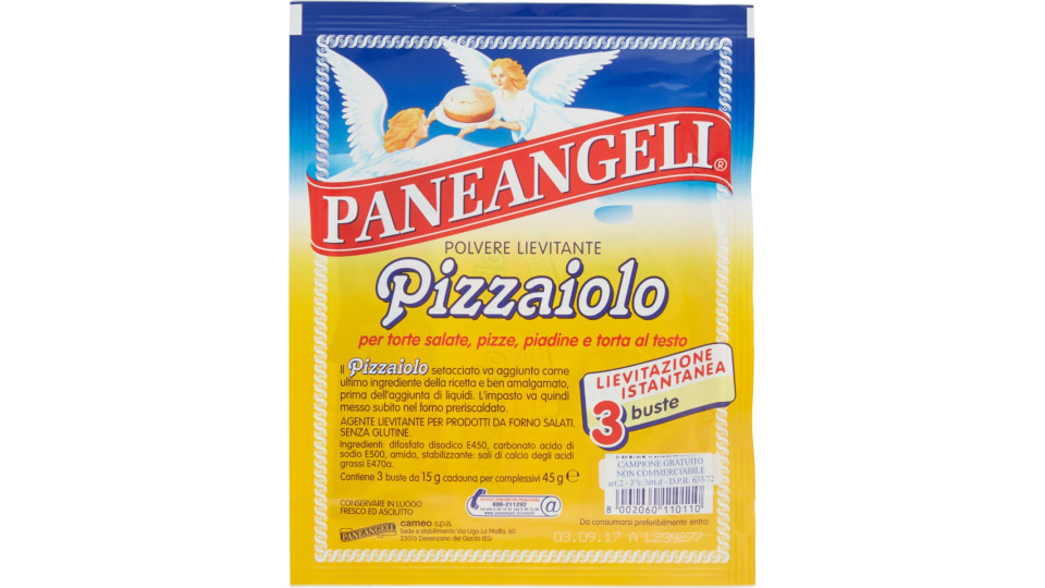 Paneangeli Cameo Pizzaiolo X3 gr.45