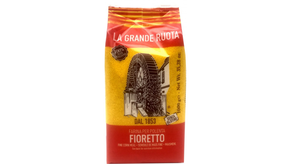 La Grande Ruota farina gialla Fioretto per Polenta kg.1