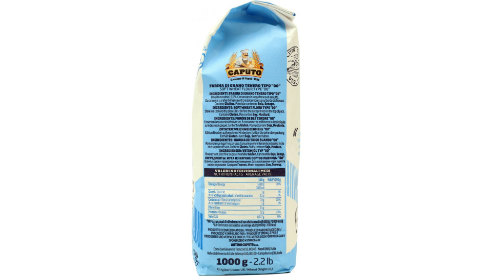 Caputo Doppio Zero Farina di Grano Tenero Tipo "00" 1000 g