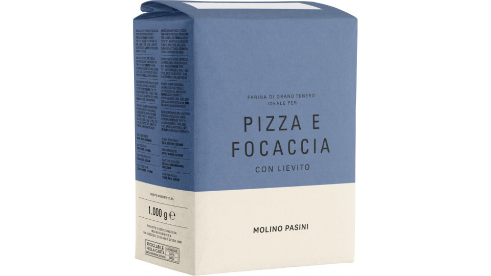 Molino Pasini farina pizza focaccia kg.1