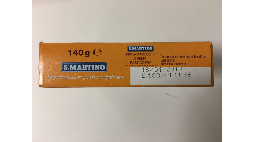 S.Martino Preparato per Crema Pasticcera 2 Buste 140 g